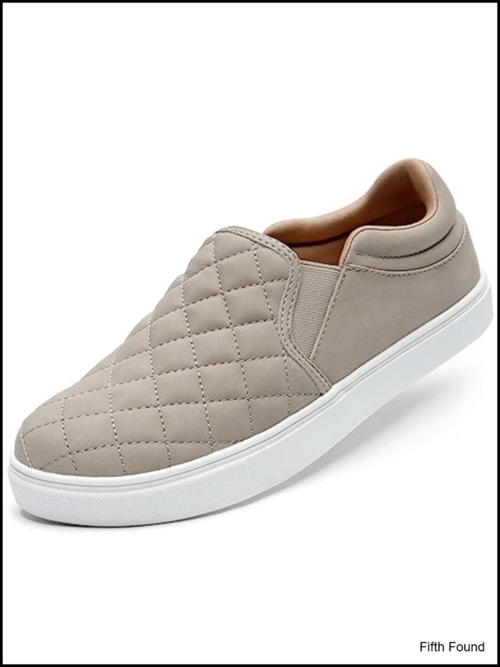 Vegan Faux Leather Slip On Loafers Casual Walking Sneakers Cushioned